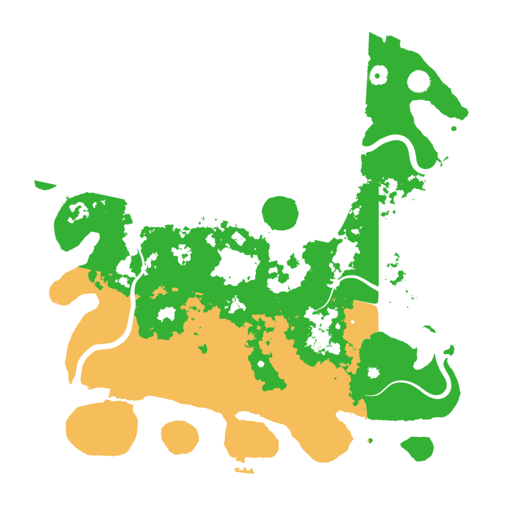Biome Rust Map: Procedural Map, Size: 3950, Seed: 68388465