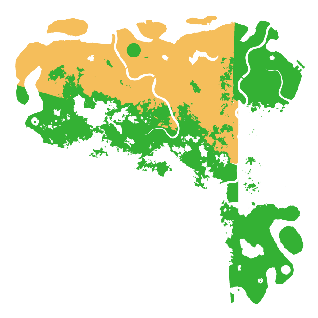 Biome Rust Map: Procedural Map, Size: 5996, Seed: 2147483647