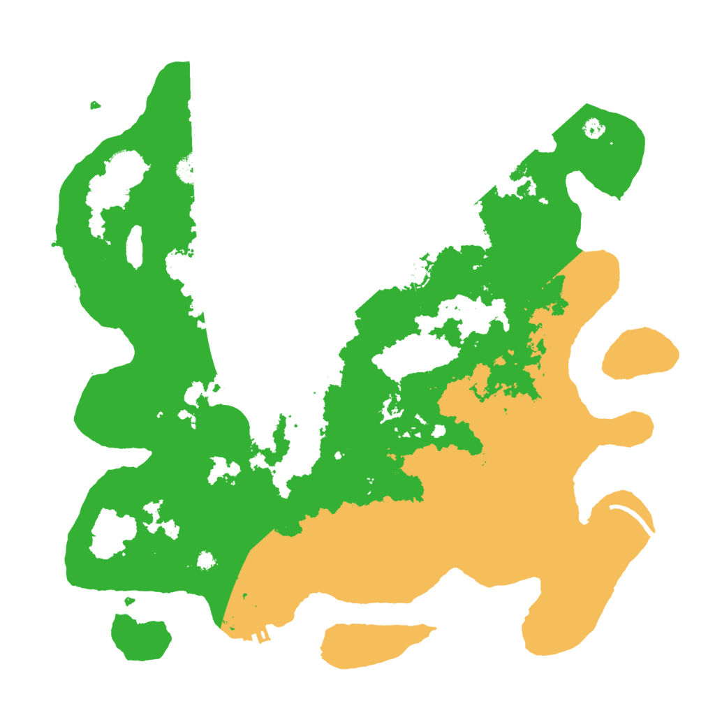 Biome Rust Map: Procedural Map, Size: 3650, Seed: 89404973