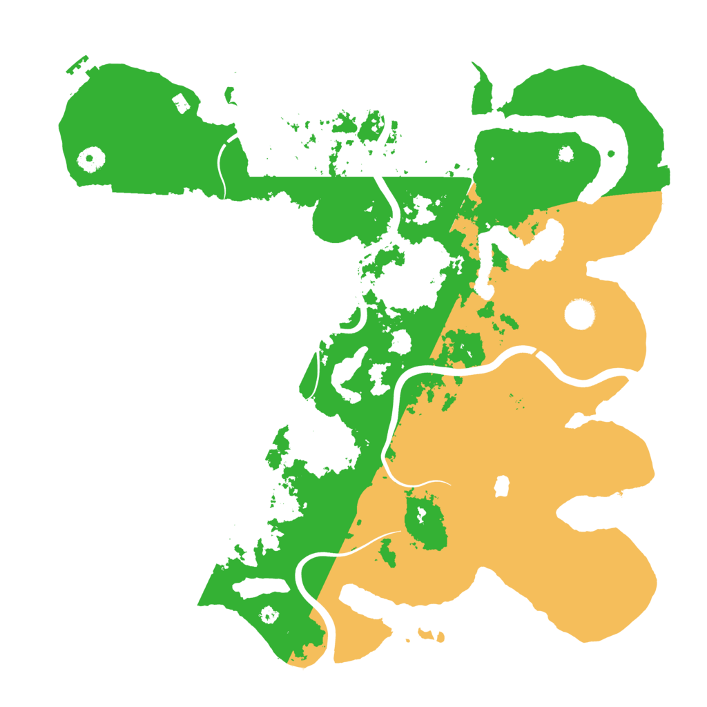 Biome Rust Map: Procedural Map, Size: 4100, Seed: 2568193