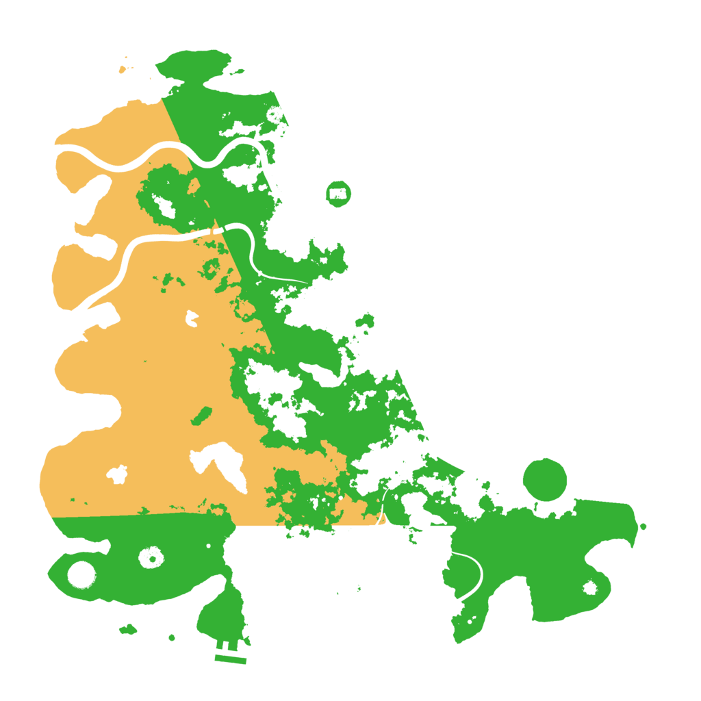 Biome Rust Map: Procedural Map, Size: 4500, Seed: 1234456