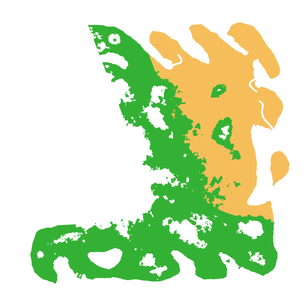 Biome Rust Map: Procedural Map, Size: 4000, Seed: 96374701