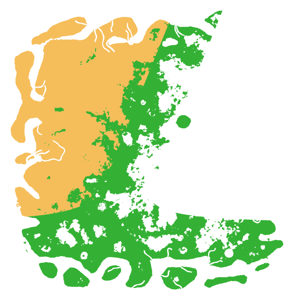Biome Rust Map: Procedural Map, Size: 6000, Seed: 20071715