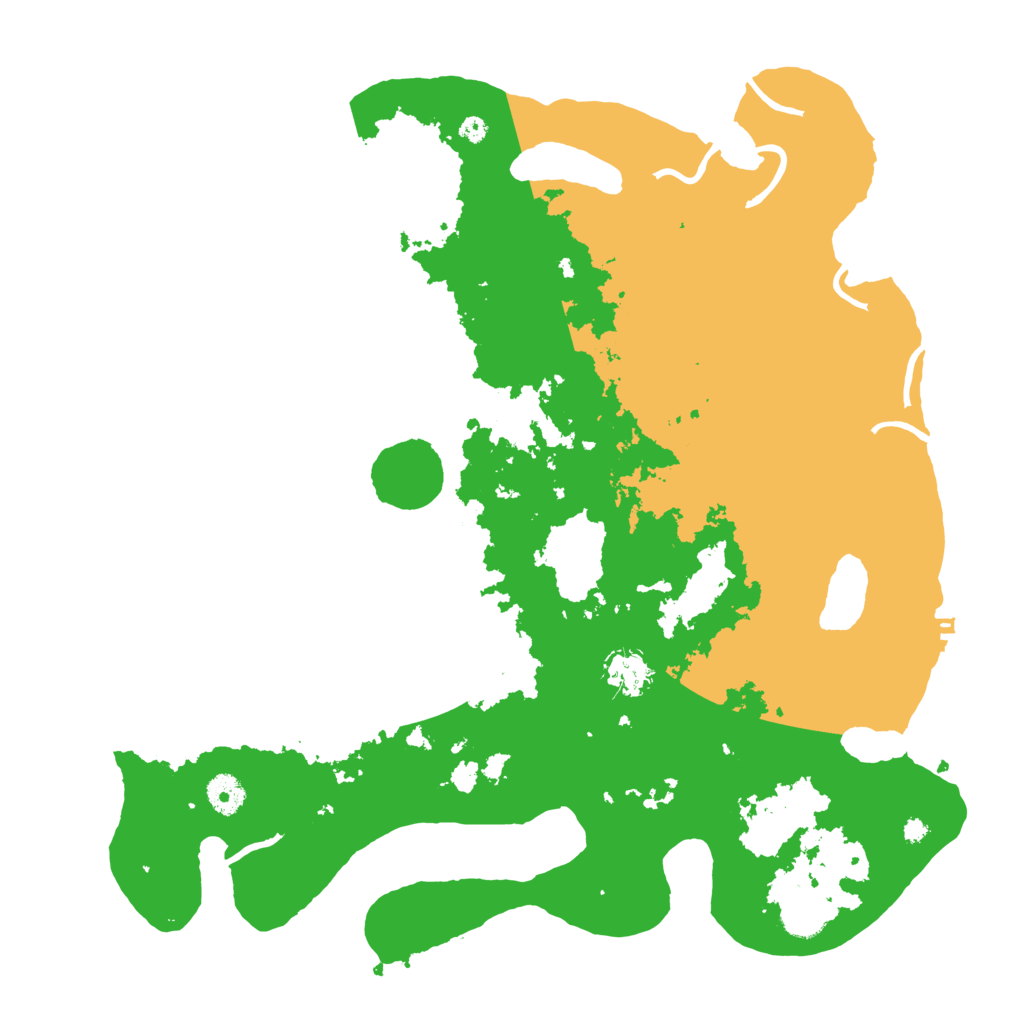 Biome Rust Map: Procedural Map, Size: 4000, Seed: 77687999