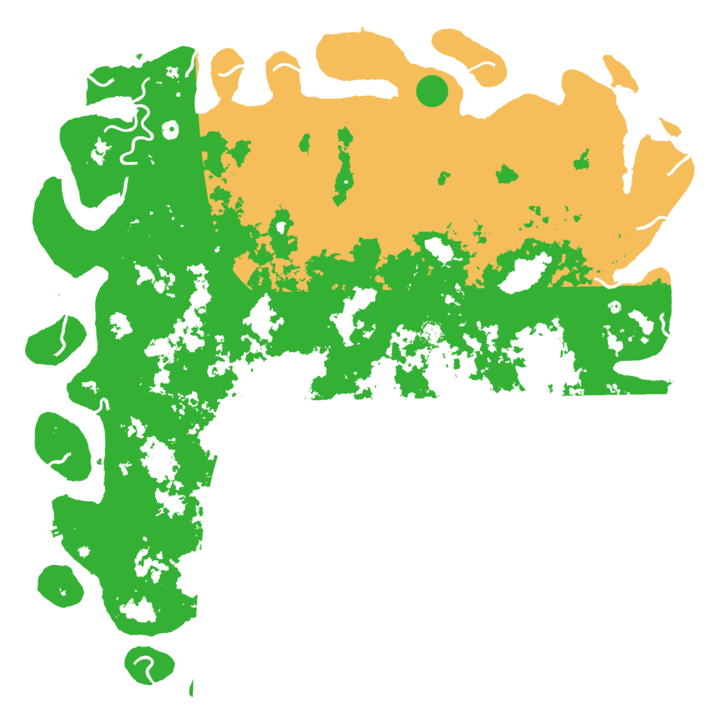 Biome Rust Map: Procedural Map, Size: 6000, Seed: 13246