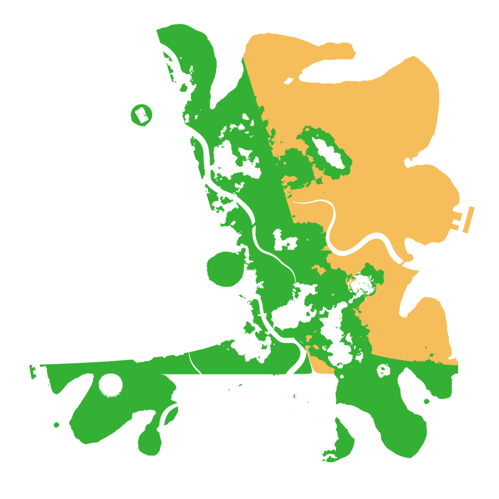 Biome Rust Map: Procedural Map, Size: 3750, Seed: 52686093