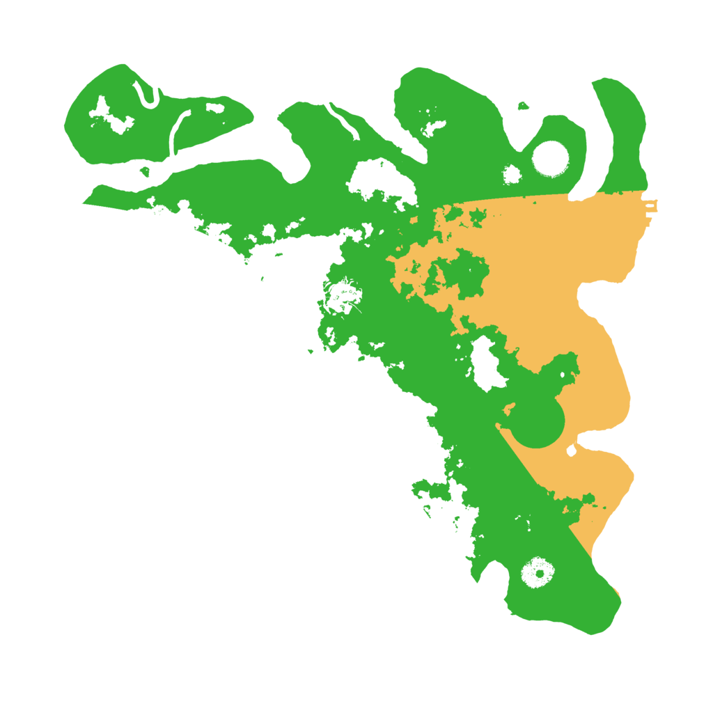 Biome Rust Map: Procedural Map, Size: 3500, Seed: 1270355650