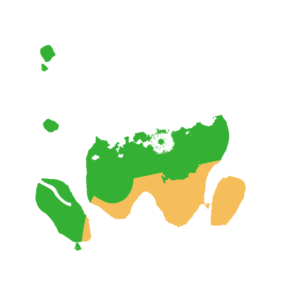 Biome Rust Map: Procedural Map, Size: 2000, Seed: 6891