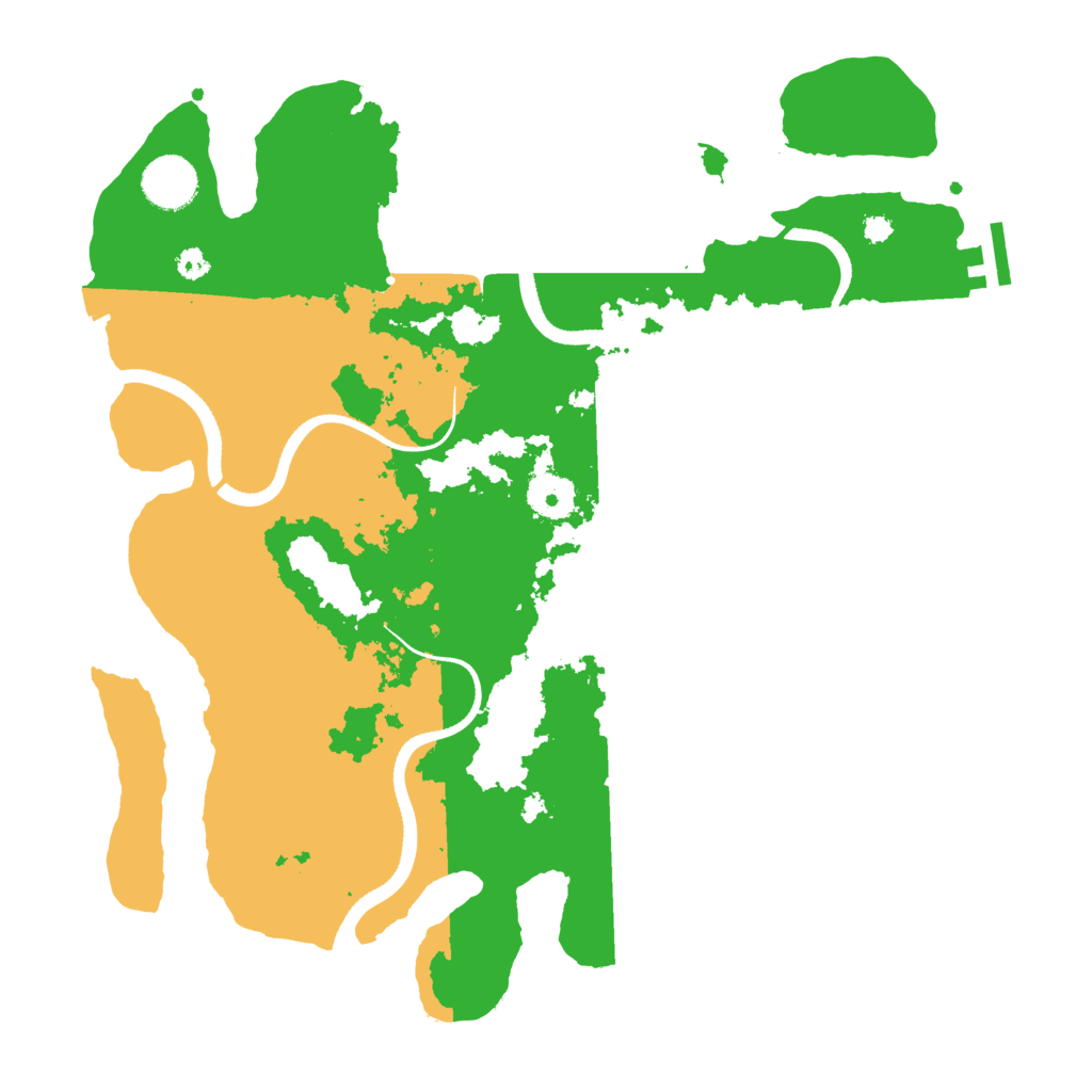 Biome Rust Map: Procedural Map, Size: 3500, Seed: 1604100629