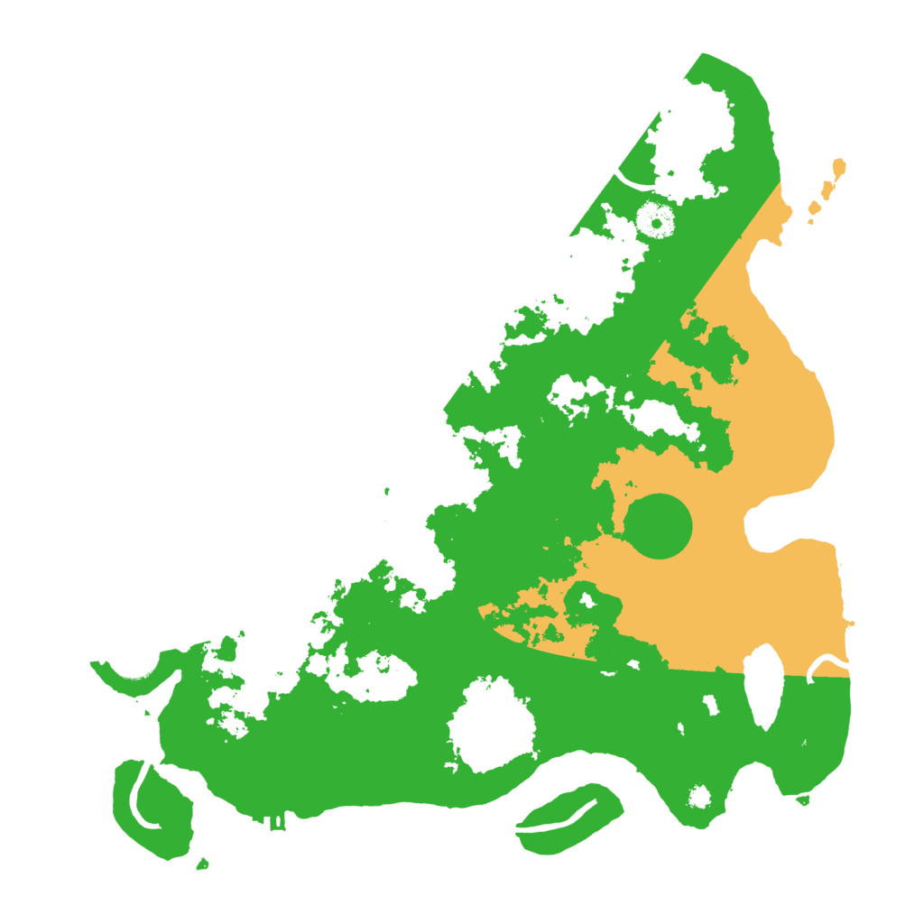 Biome Rust Map: Procedural Map, Size: 3700, Seed: 1876916766