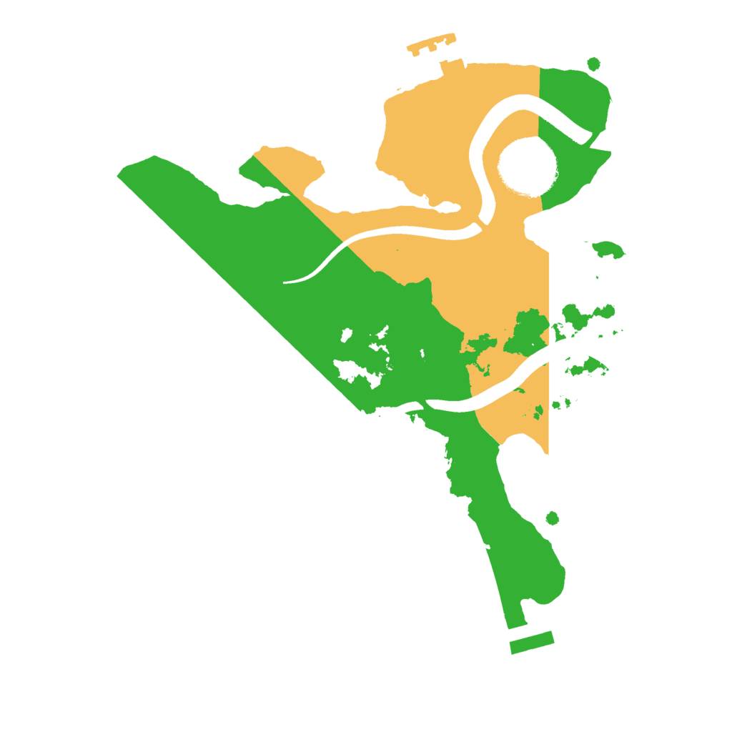 Biome Rust Map: Procedural Map, Size: 2250, Seed: 88312864