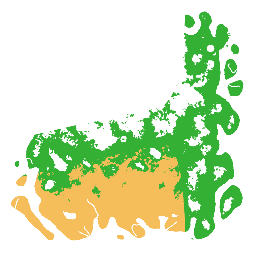 Biome Rust Map: Procedural Map, Size: 6000, Seed: 1313