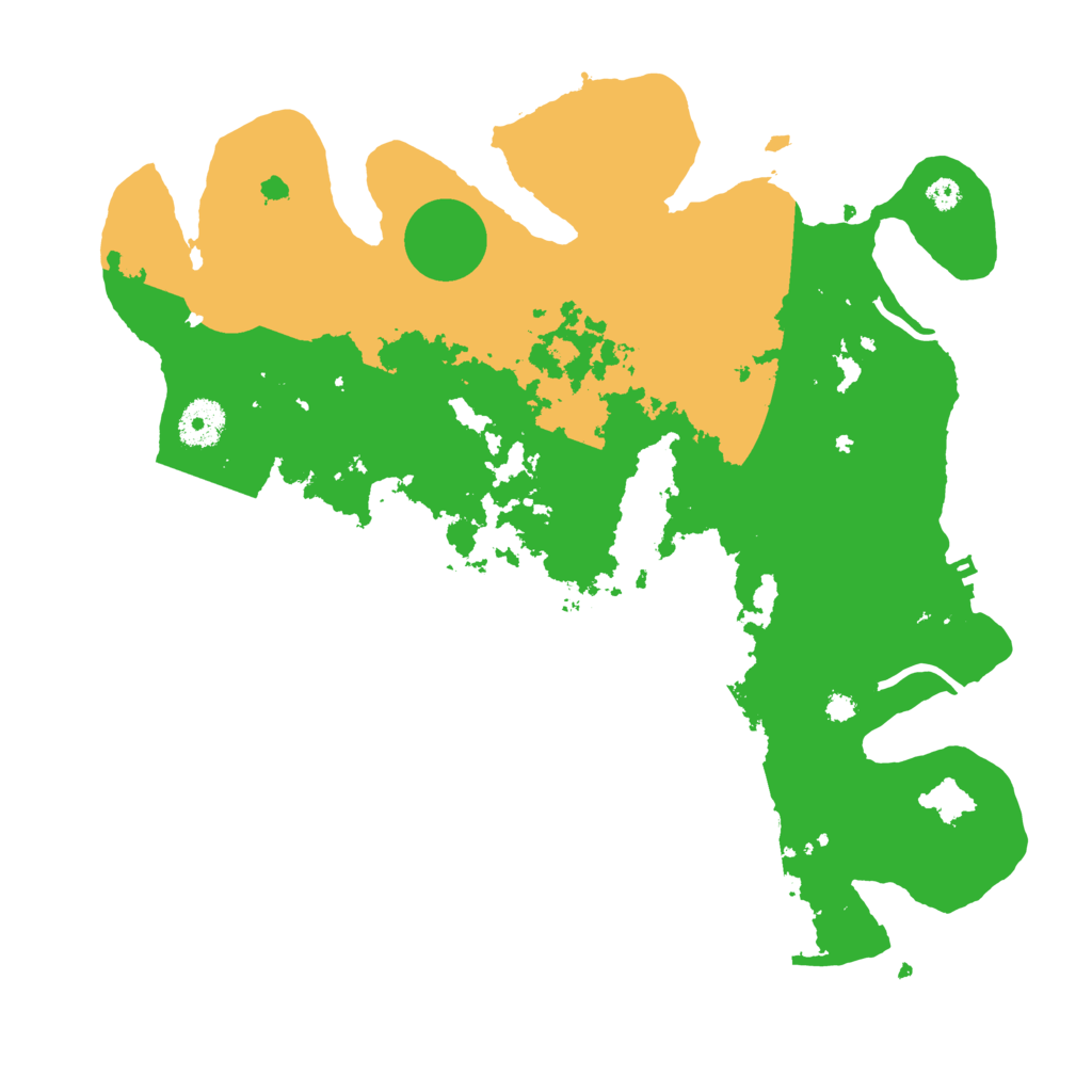 Biome Rust Map: Procedural Map, Size: 3500, Seed: 34327391