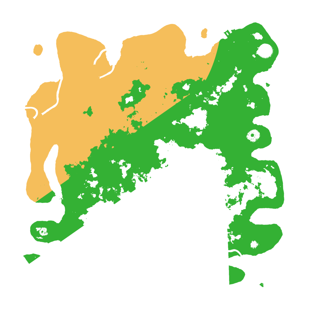 Biome Rust Map: Procedural Map, Size: 3800, Seed: 23163312