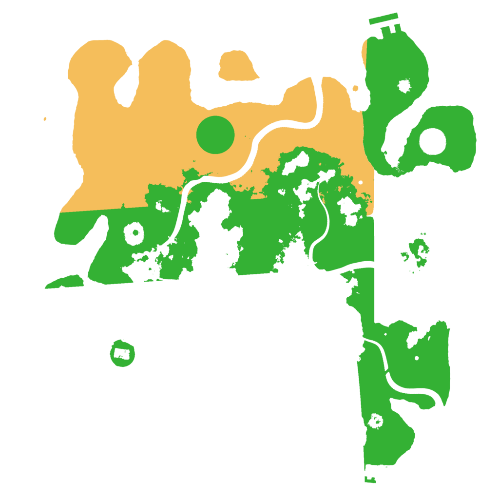 Biome Rust Map: Procedural Map, Size: 3450, Seed: 47073535