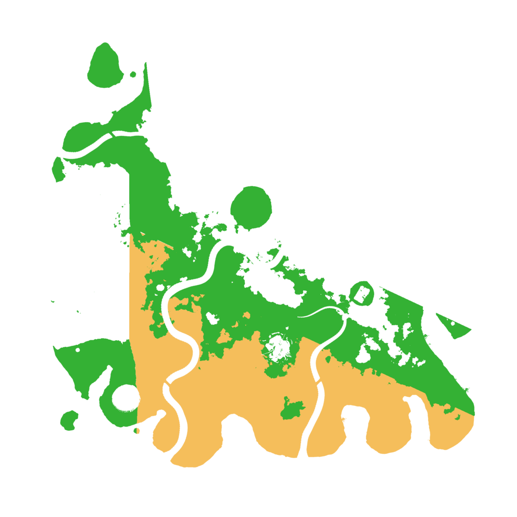 Biome Rust Map: Procedural Map, Size: 3450, Seed: 83960984