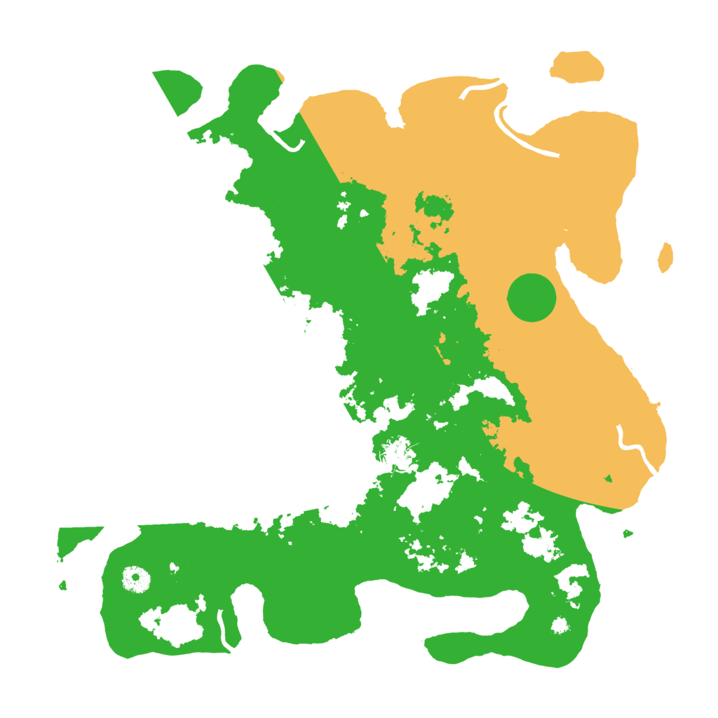 Biome Rust Map: Procedural Map, Size: 3900, Seed: 86661385