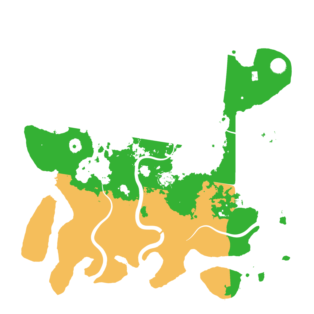 Biome Rust Map: Procedural Map, Size: 3550, Seed: 19686514