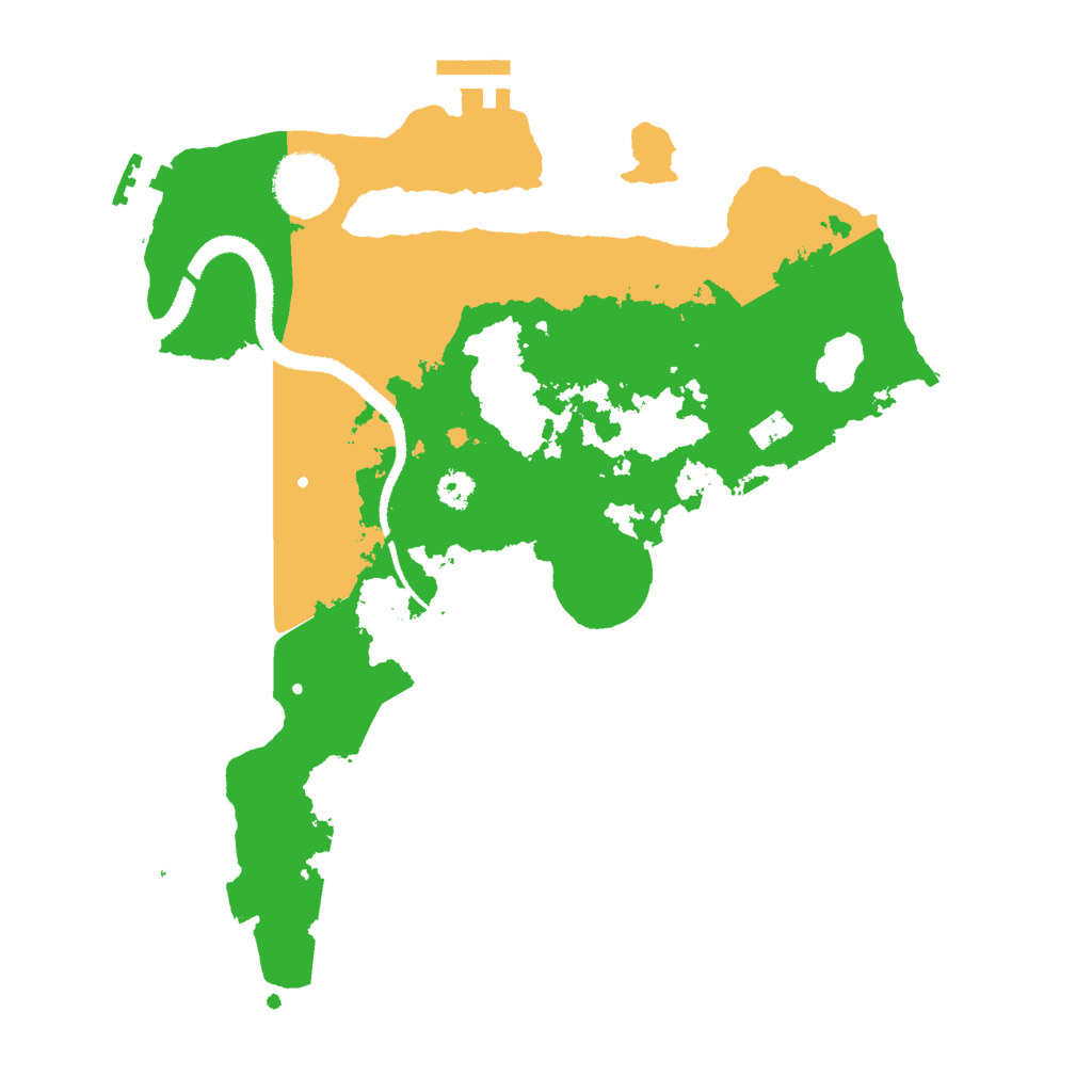 Biome Rust Map: Procedural Map, Size: 3000, Seed: 131704073