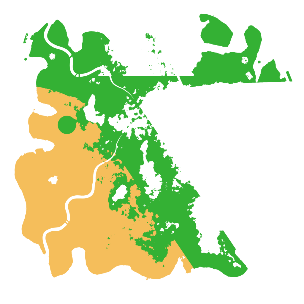 Biome Rust Map: Procedural Map, Size: 4400, Seed: 48924547