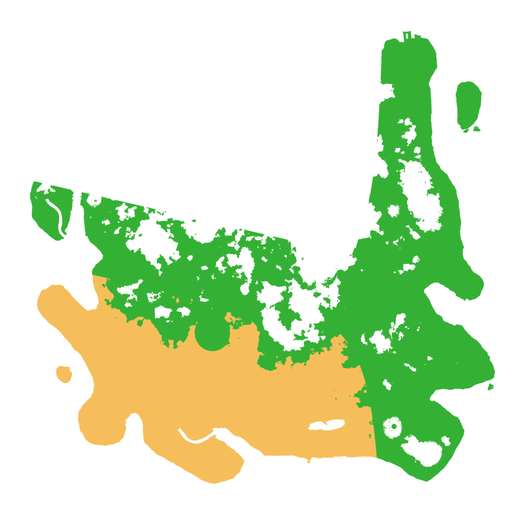 Biome Rust Map: Procedural Map, Size: 3950, Seed: 43965209
