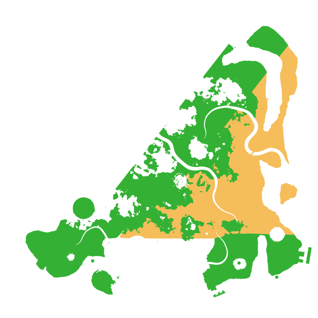 Biome Rust Map: Procedural Map, Size: 3900, Seed: 96793636