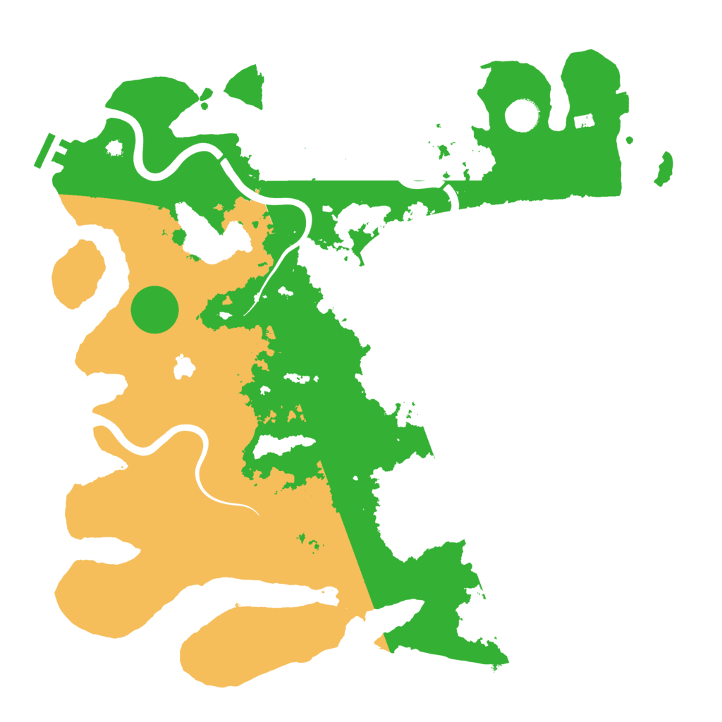Biome Rust Map: Procedural Map, Size: 4000, Seed: 35961531