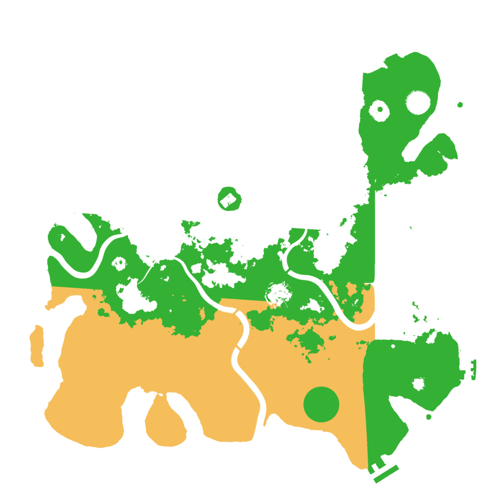 Biome Rust Map: Procedural Map, Size: 3700, Seed: 29506301