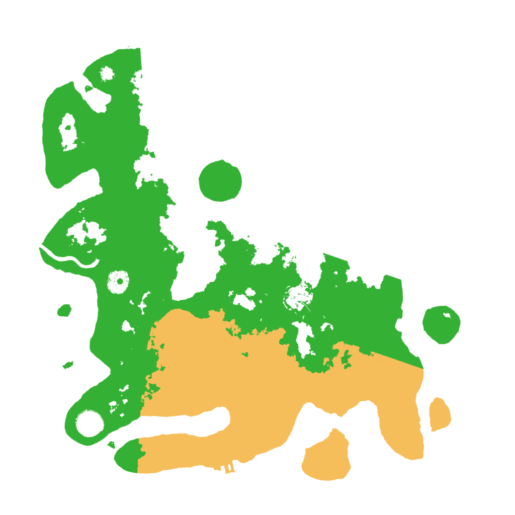 Biome Rust Map: Procedural Map, Size: 3400, Seed: 51584358