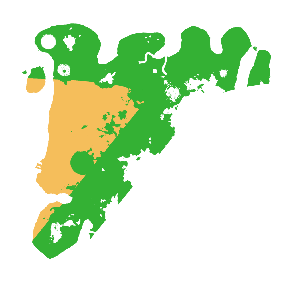 Biome Rust Map: Procedural Map, Size: 3500, Seed: 58970522