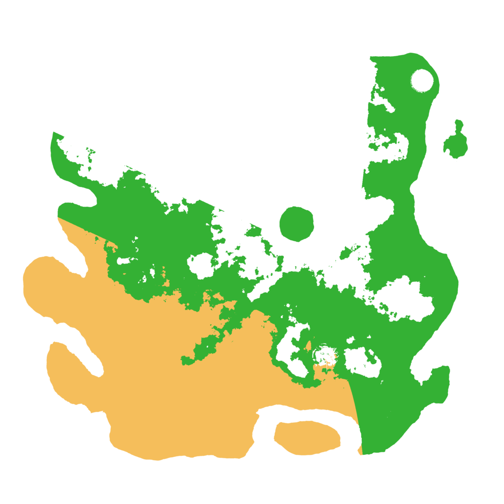 Biome Rust Map: Barren, Size: 3950, Seed: 14205556