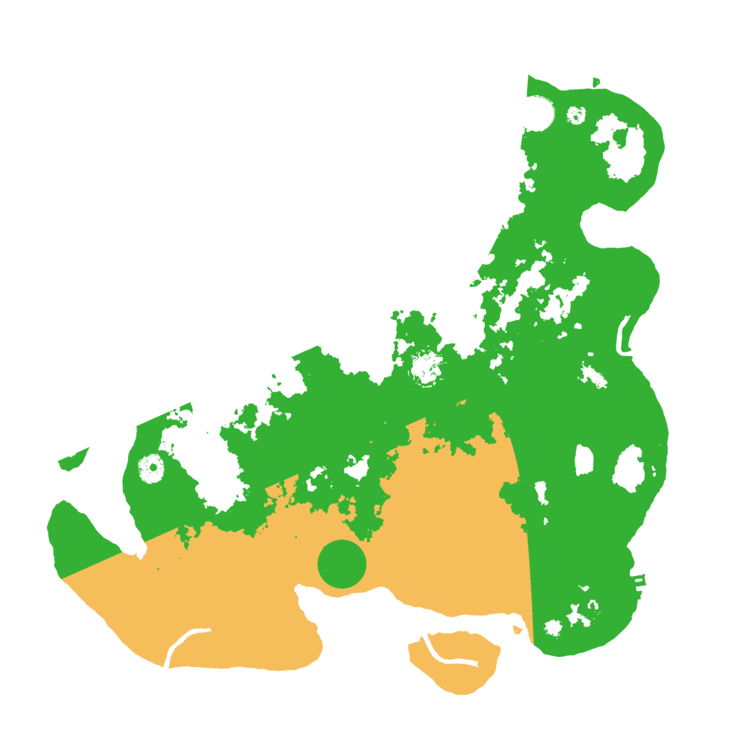 Biome Rust Map: Procedural Map, Size: 3950, Seed: 70440142