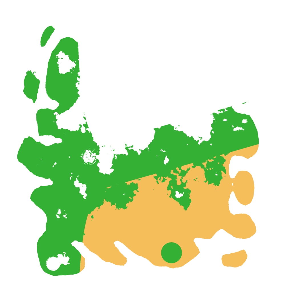 Biome Rust Map: Barren, Size: 3700, Seed: 233618055