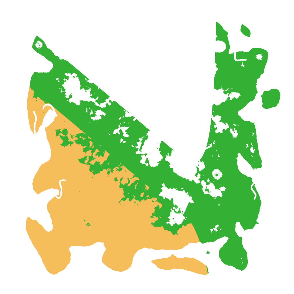 Biome Rust Map: Procedural Map, Size: 4400, Seed: 53355549