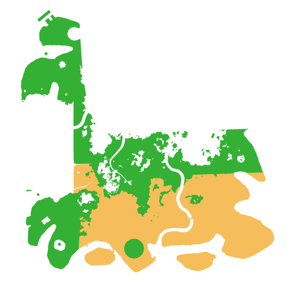 Biome Rust Map: Procedural Map, Size: 3950, Seed: 15816269