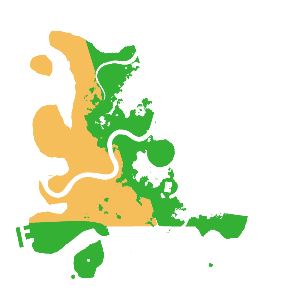 Biome Rust Map: Procedural Map, Size: 3000, Seed: 496473837