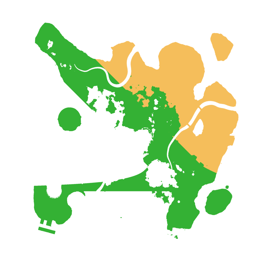 Biome Rust Map: Procedural Map, Size: 3000, Seed: 2016213220