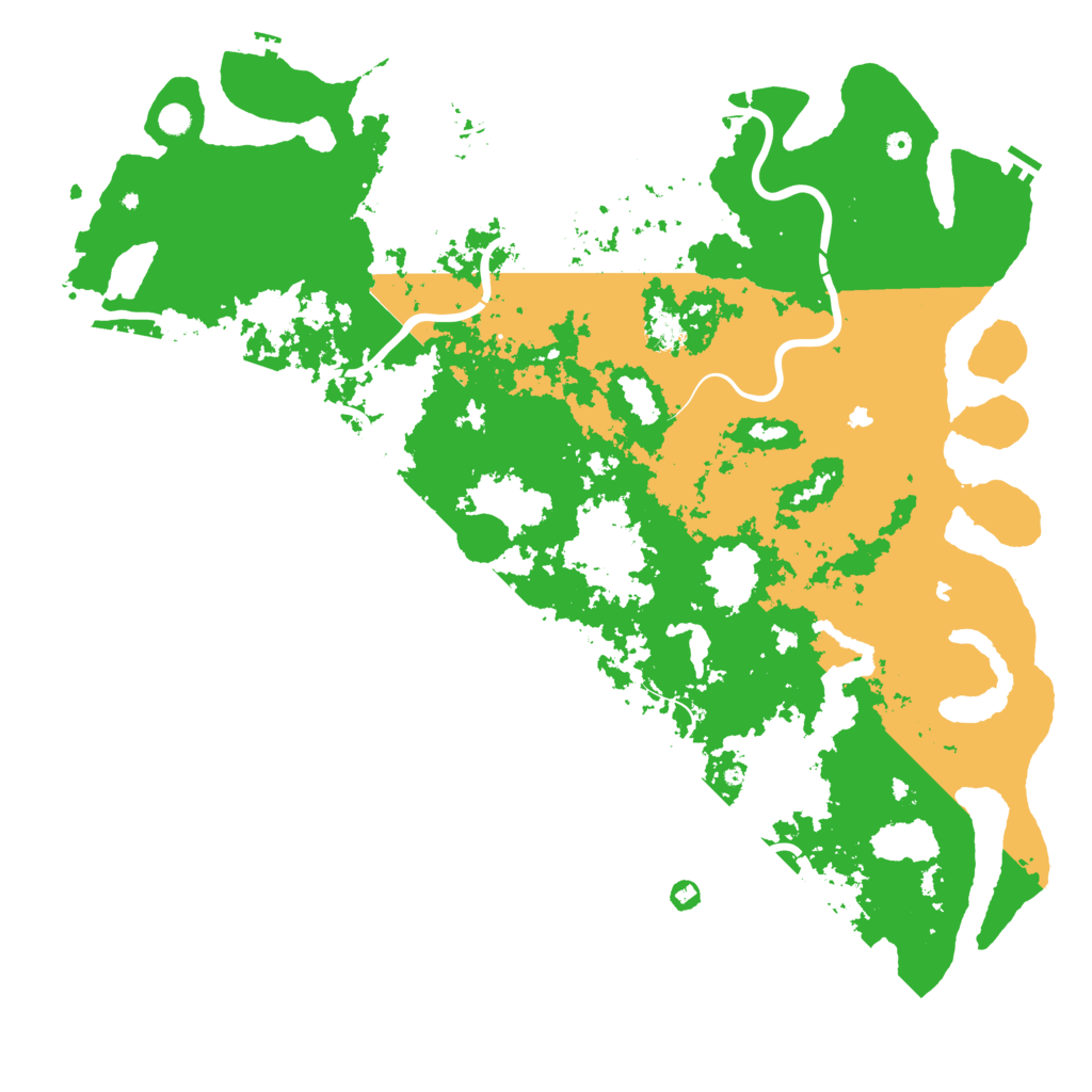 Biome Rust Map: Procedural Map, Size: 6000, Seed: 78246372