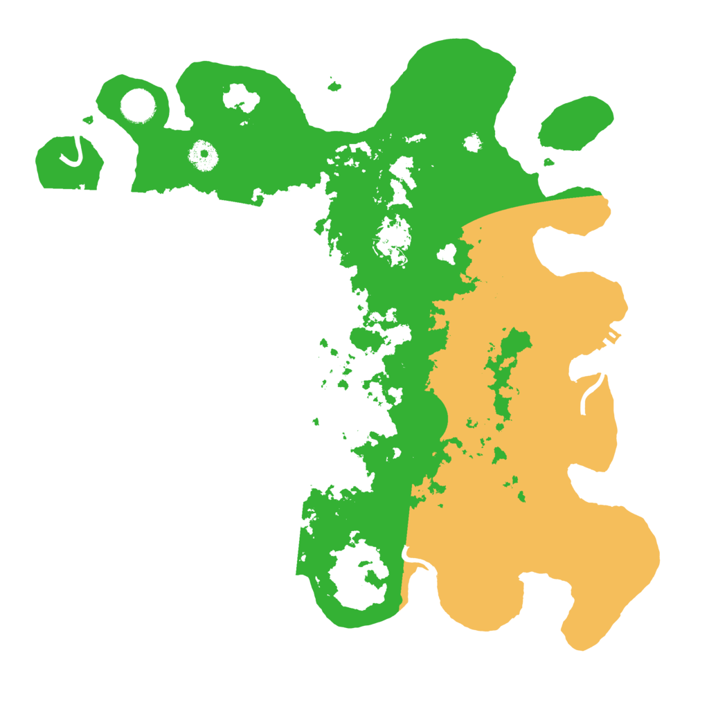 Biome Rust Map: Procedural Map, Size: 3650, Seed: 27106350