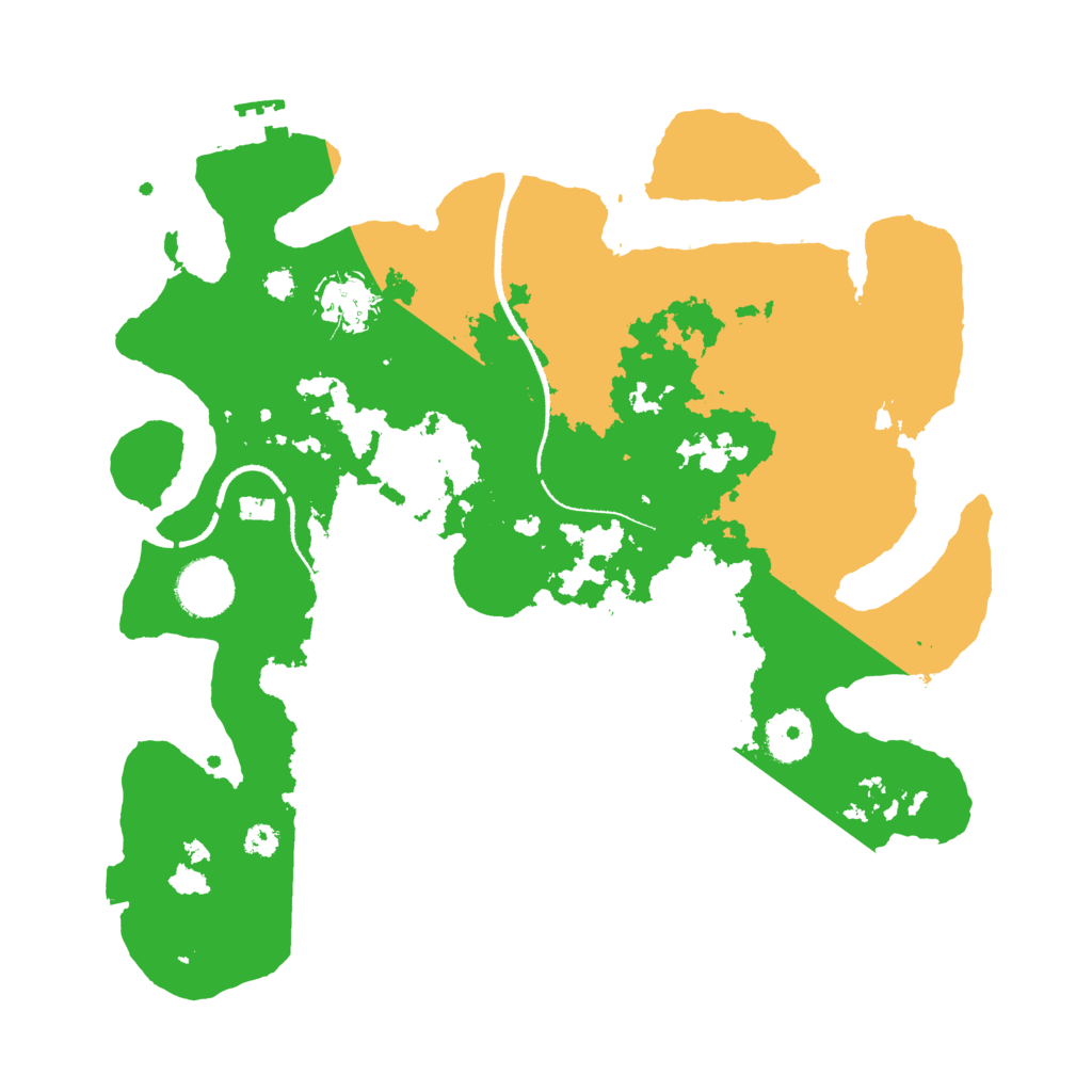 Biome Rust Map: Procedural Map, Size: 3300, Seed: 317418346