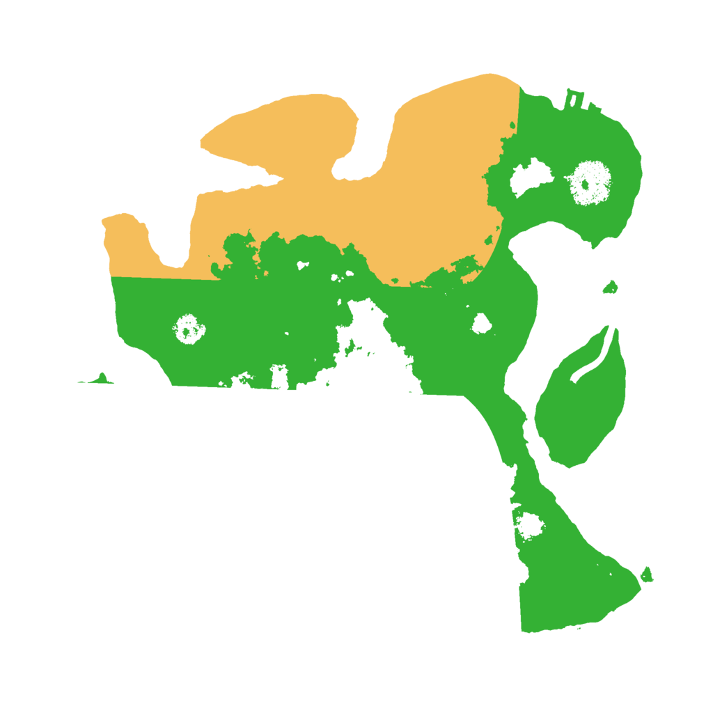 Biome Rust Map: Procedural Map, Size: 2500, Seed: 1170746059