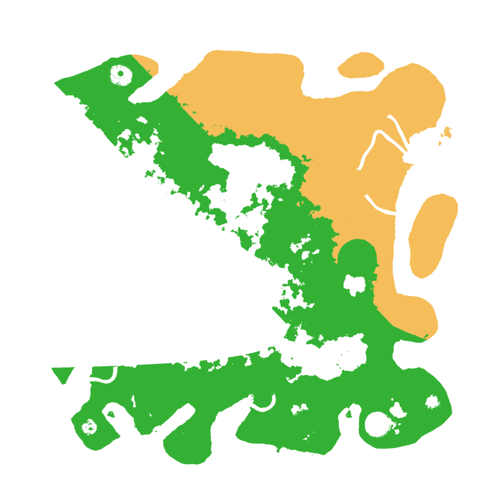 Biome Rust Map: Procedural Map, Size: 3500, Seed: 74806841