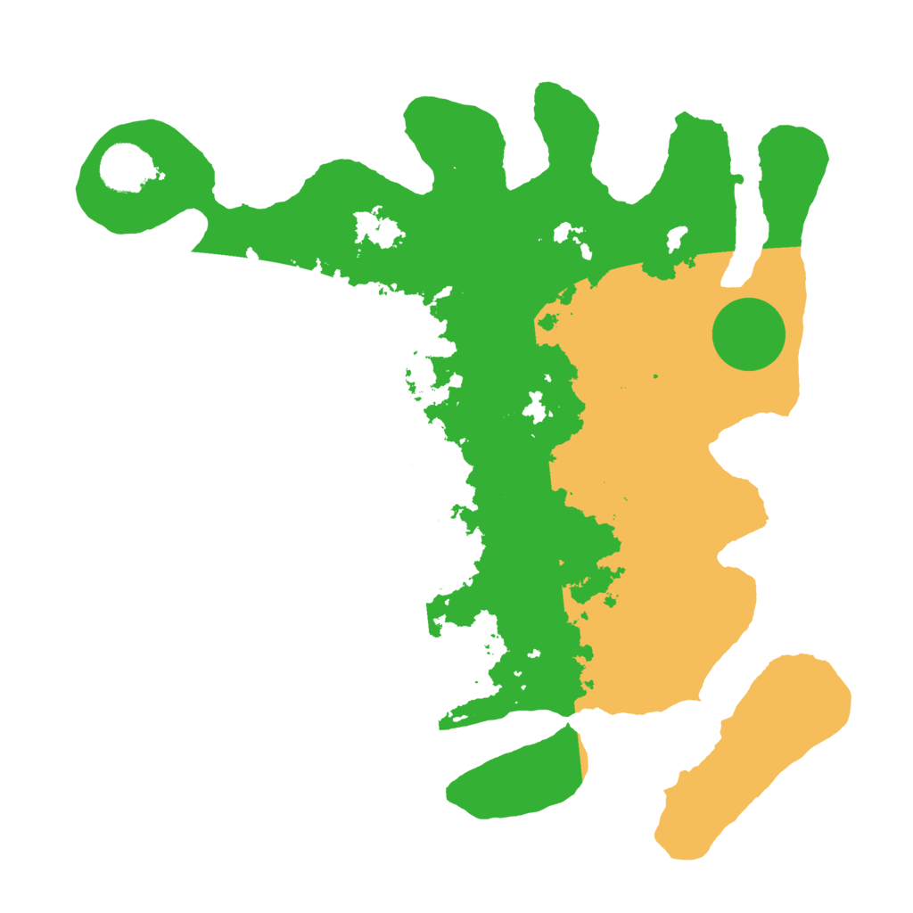 Biome Rust Map: Barren, Size: 3300, Seed: 19130213