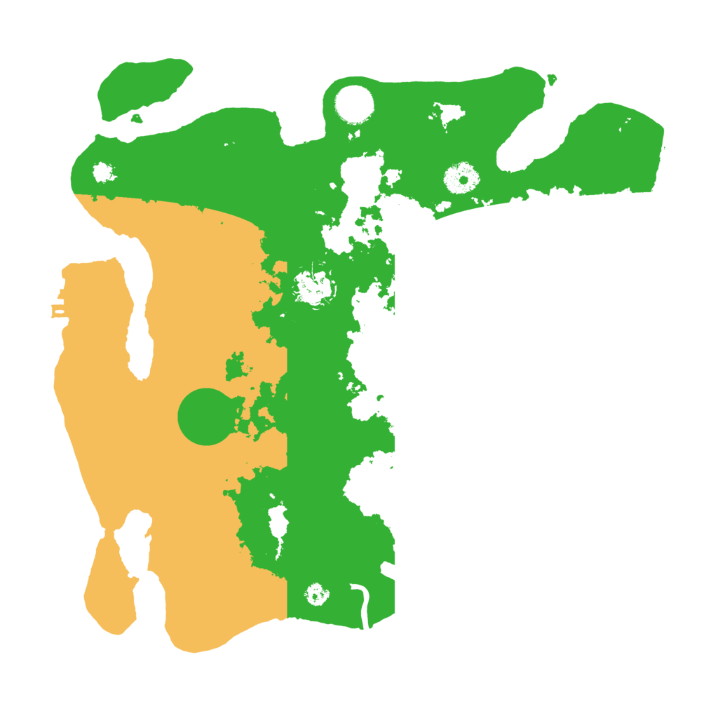 Biome Rust Map: Procedural Map, Size: 3300, Seed: 154123412