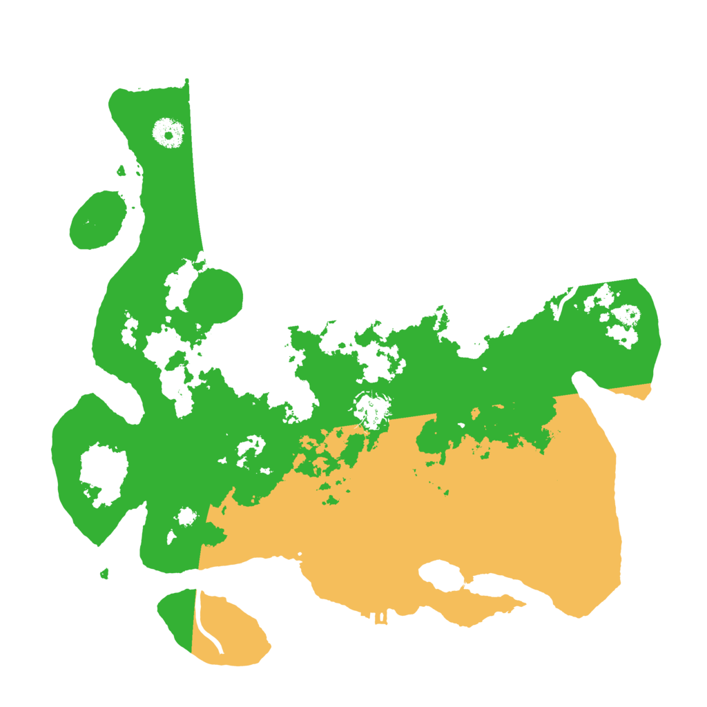 Biome Rust Map: Procedural Map, Size: 3500, Seed: 1653477856