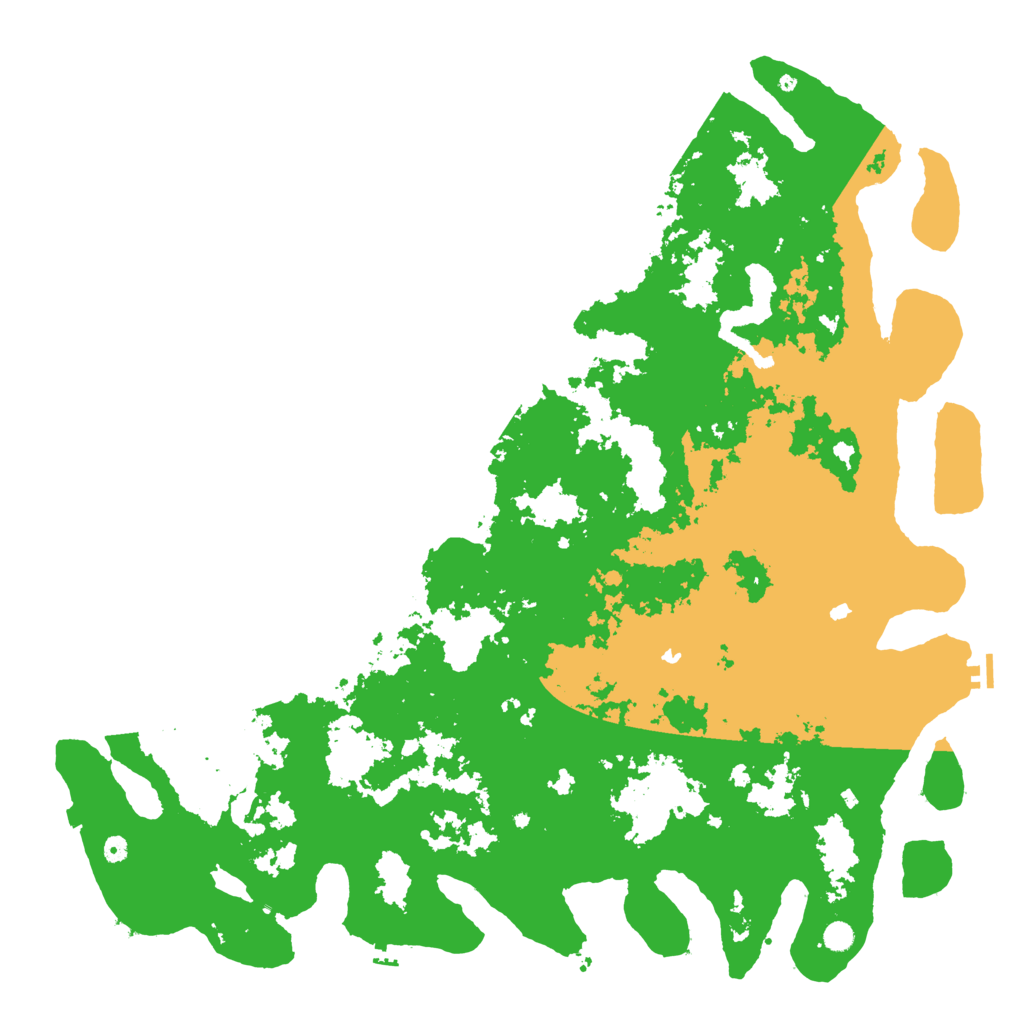 Biome Rust Map: Procedural Map, Size: 6000, Seed: 2312
