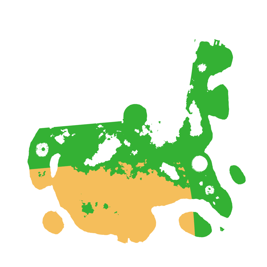 Biome Rust Map: Procedural Map, Size: 3000, Seed: 2567