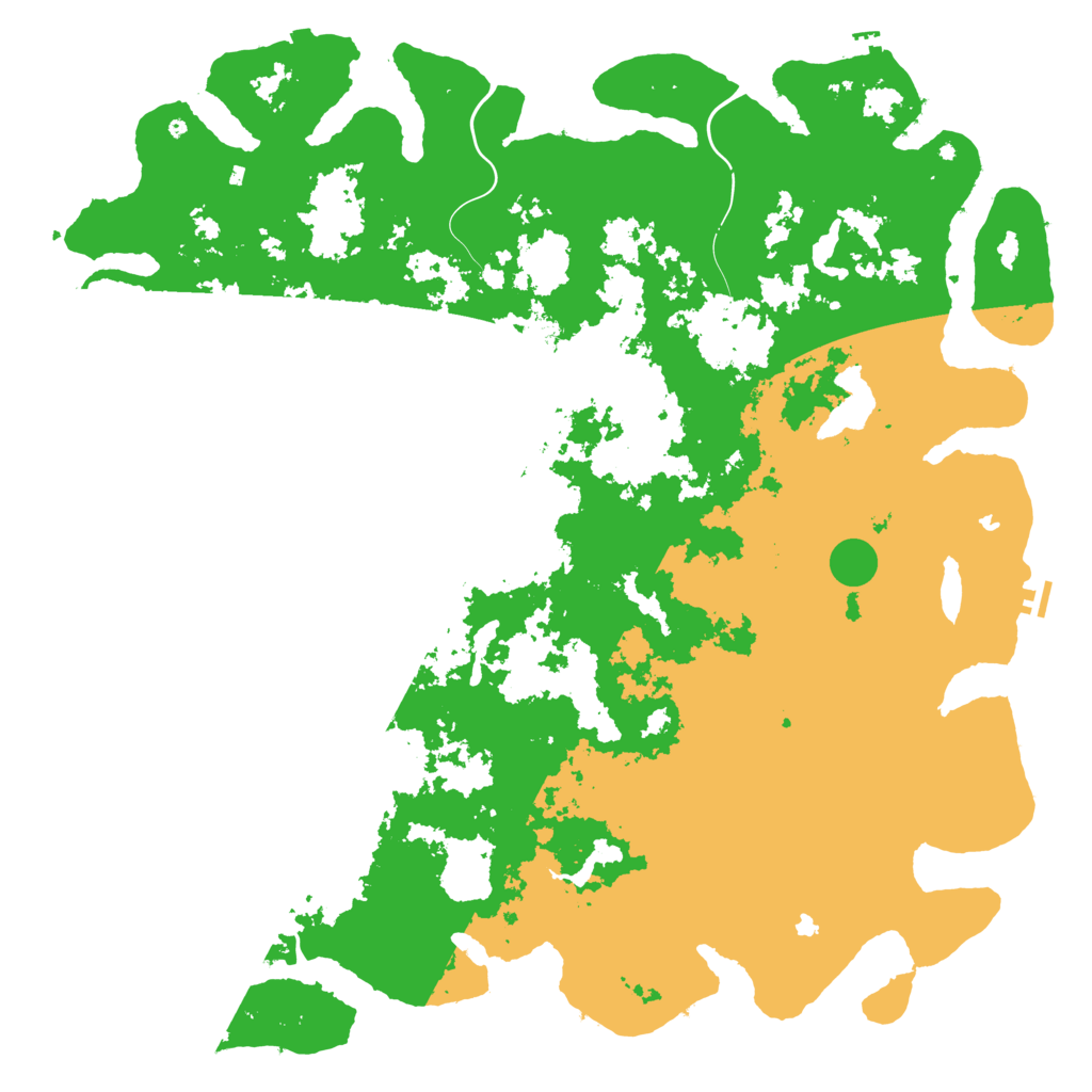 Biome Rust Map: Procedural Map, Size: 6000, Seed: 454365811
