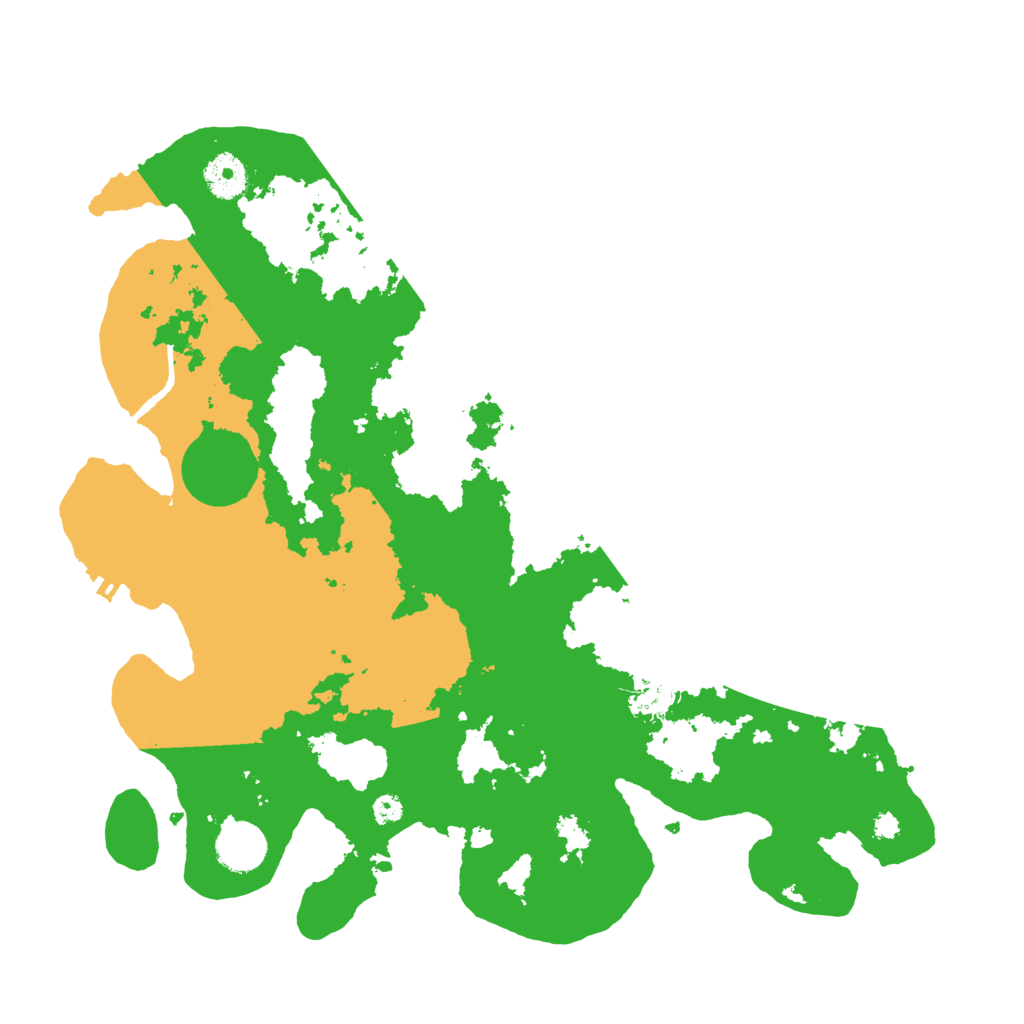 Biome Rust Map: Procedural Map, Size: 3600, Seed: 88477176
