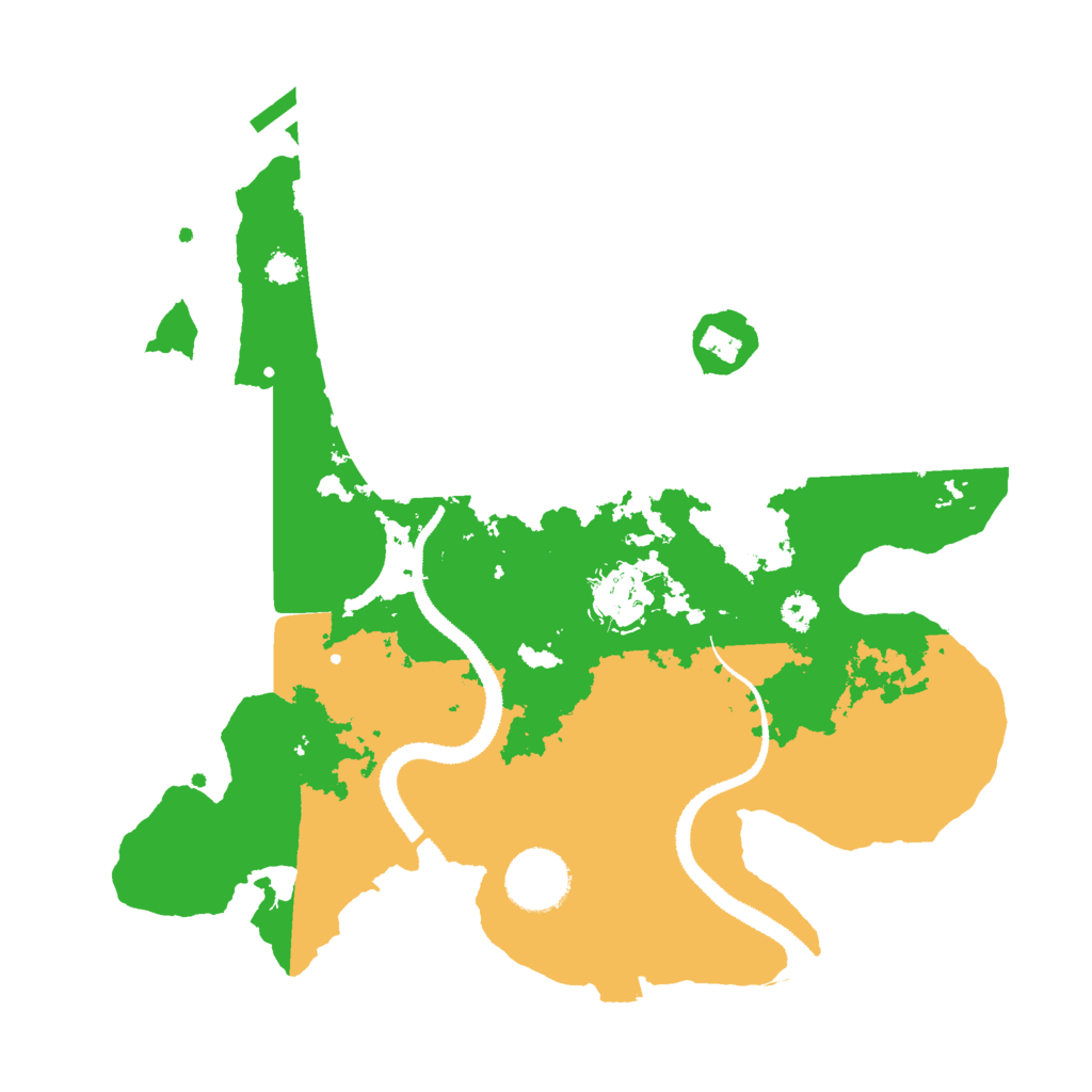 Biome Rust Map: Procedural Map, Size: 3026, Seed: 42125